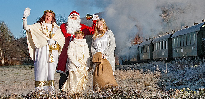 Nikolaus-Dampfzug im Wiesenttal